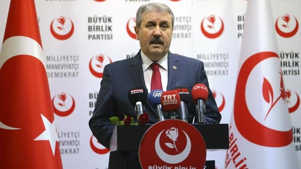 BBP Genel Başkanı Destici: Cumhur İttifakı'na bağlıyız