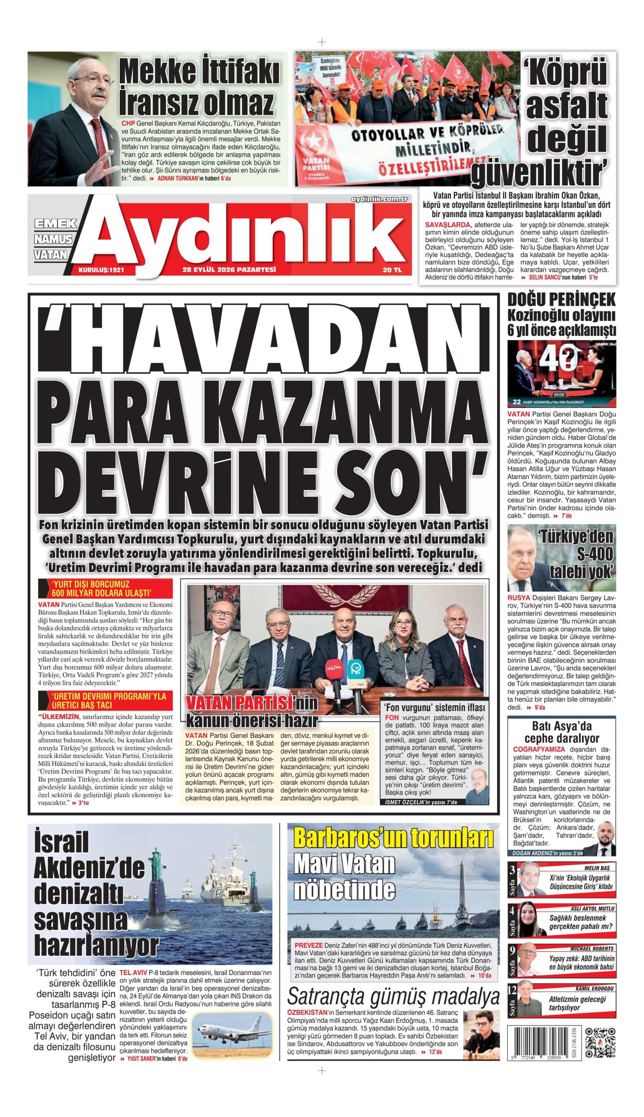 Aydınlık Gazetesi